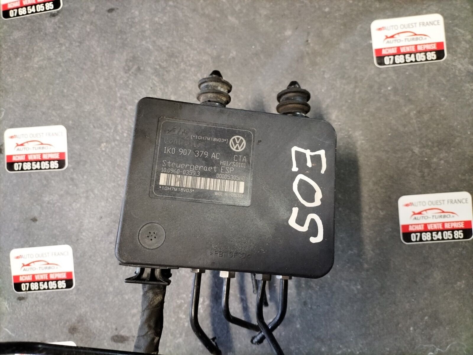 BLOCK ABSVW AUDI SEAT SKODA 2L TDI 140 CH ATE 100960-03593, 1K0614517 AE