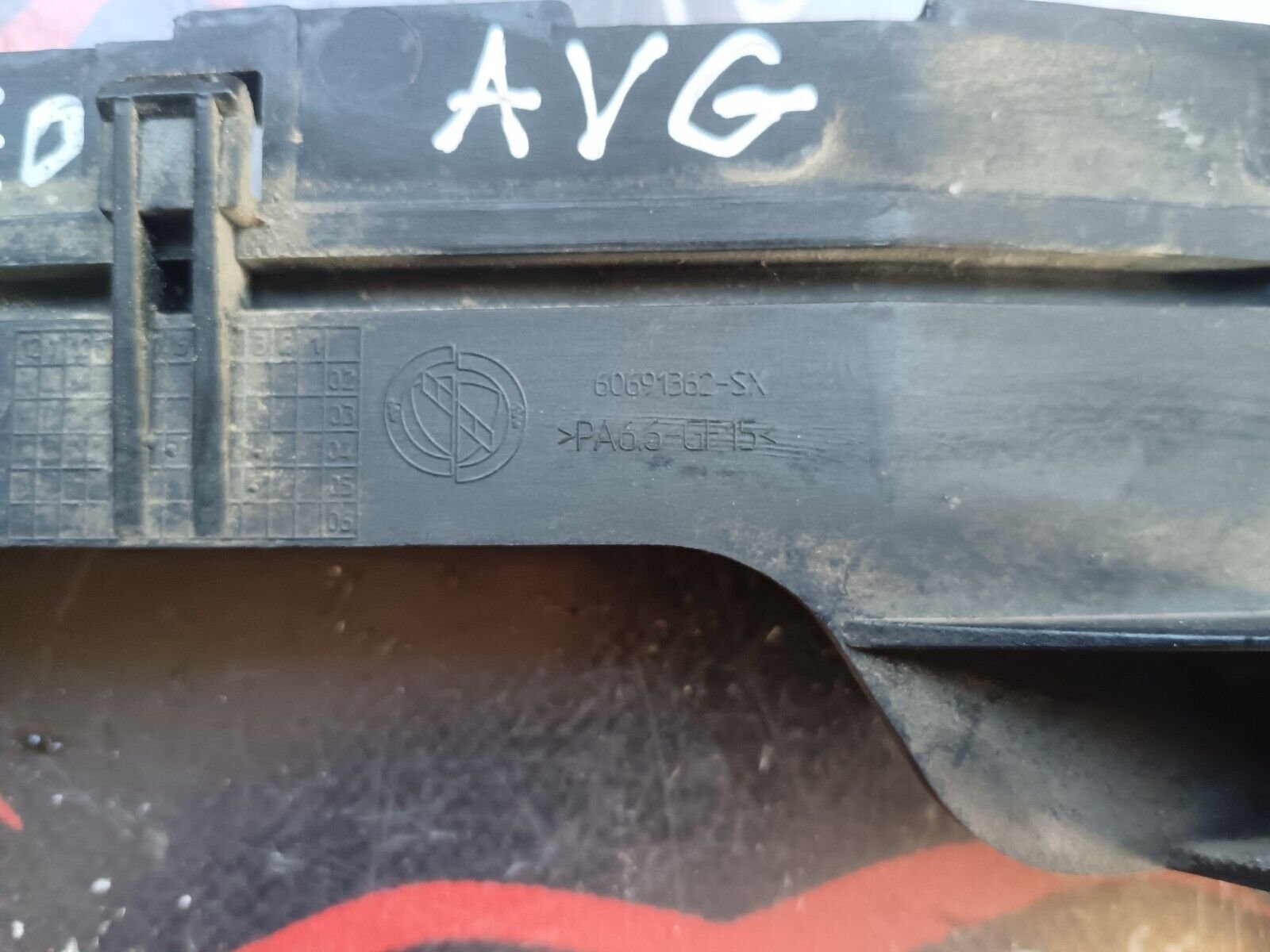 SUPPORT PARE CHOC AVANT GAUCHE ALFA ROMEO 159 REFERENCE: 60691362