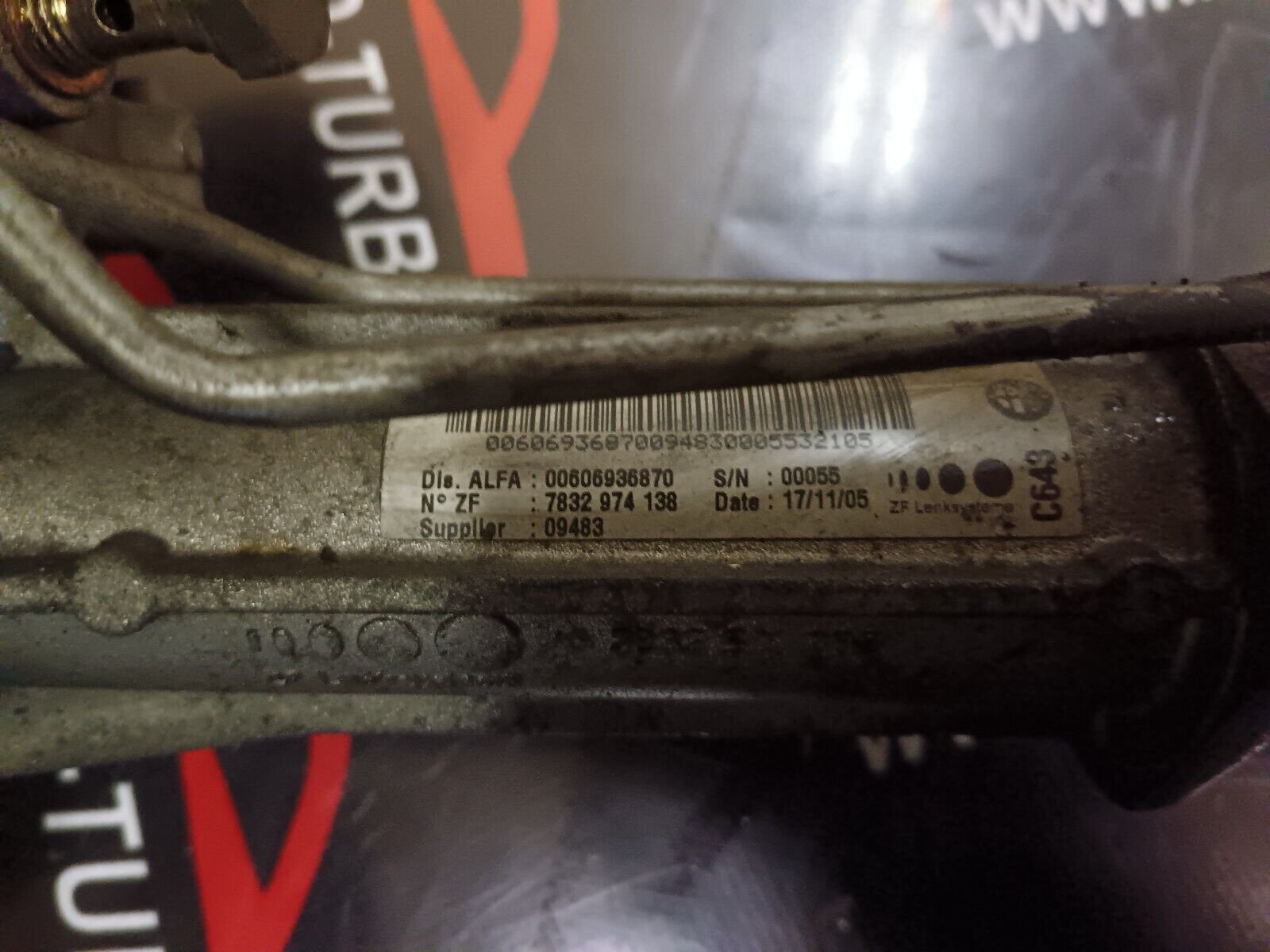 CREMAILLERE DE DIRECTION ALFA ROMEO 159 REFERENCE: 606936870