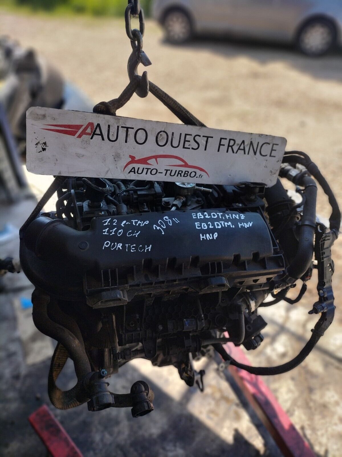 MOTEUR COMPLET  1.2 eTHP 110 CH PURTECH  EB2DT/HNZ, EB2DTM/HNV, HNP 9676012010