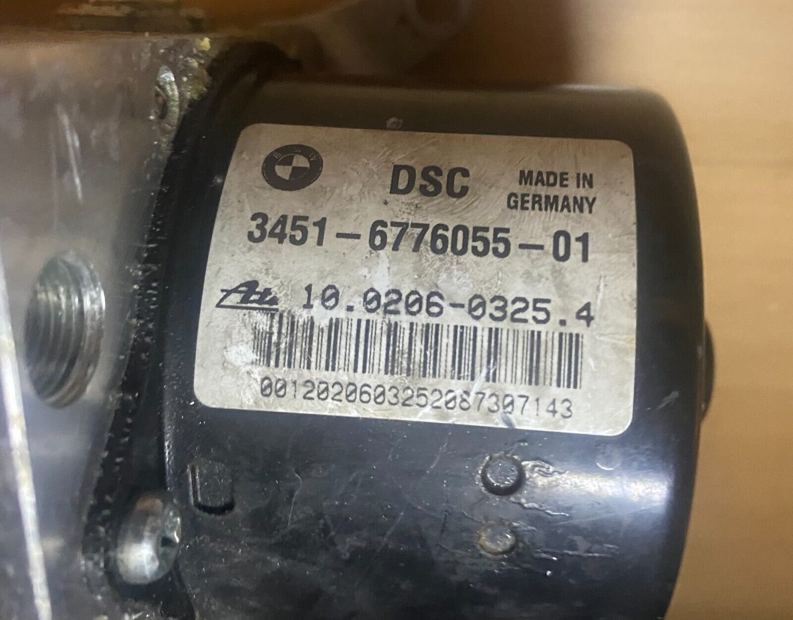 3451-6776055-01 Bloc ABS (freins anti-blocage) BMW SERIE 3 E91