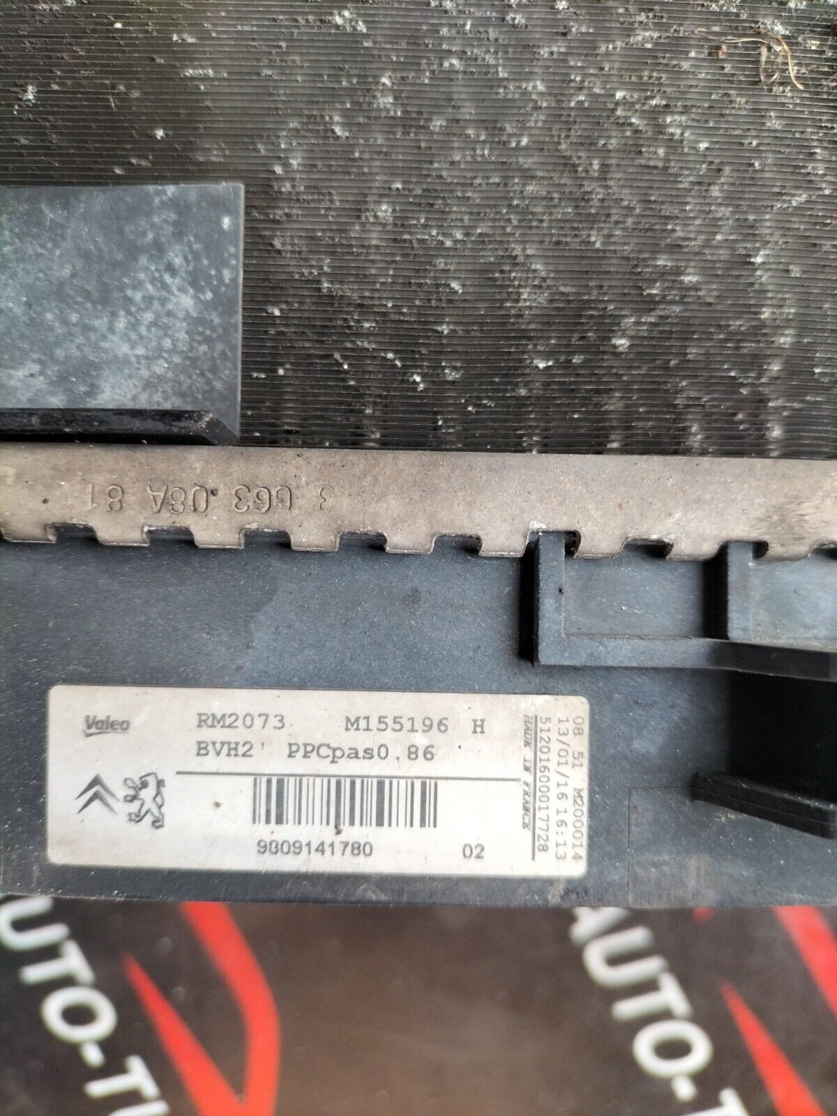 RADIATEUR DE REFROIDISSEMEN PEUGEOT  308 II 1.2 eTHP  110 CH 9809141780, M155196