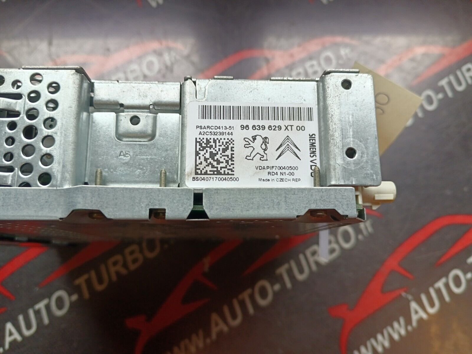 AUTORADIO CITROEN C4 PICASSO REFERENCE: 96639629
