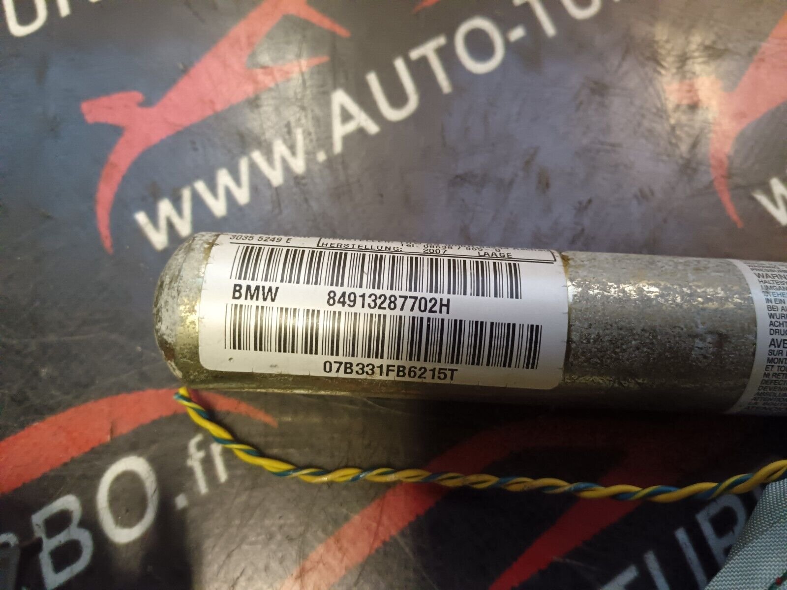 AIRBAG RIDEAU LATERAL AVANT GAUCHE BMW SERIE1 REFERENCE: 30355249