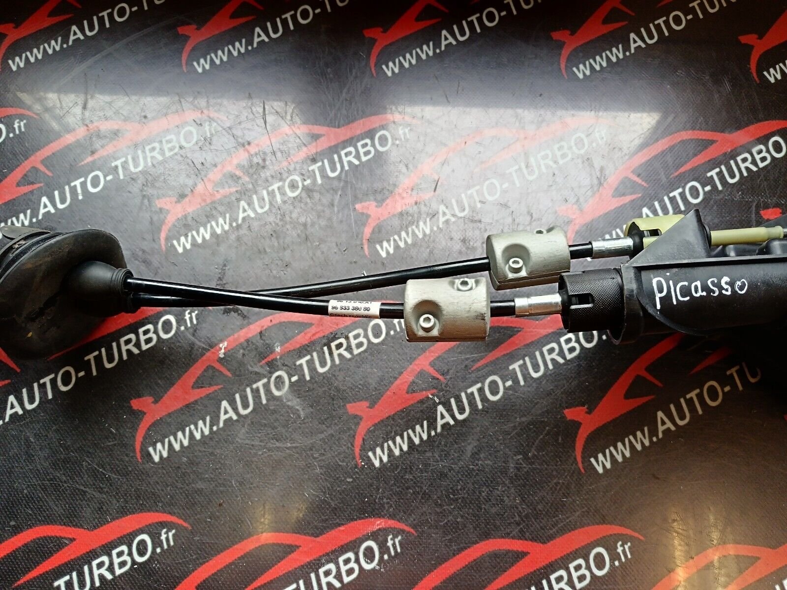 LEVIER DE VITESSES AVEC DES CABLES CITROEN C4 PICASSO REFERENCE:9683338080