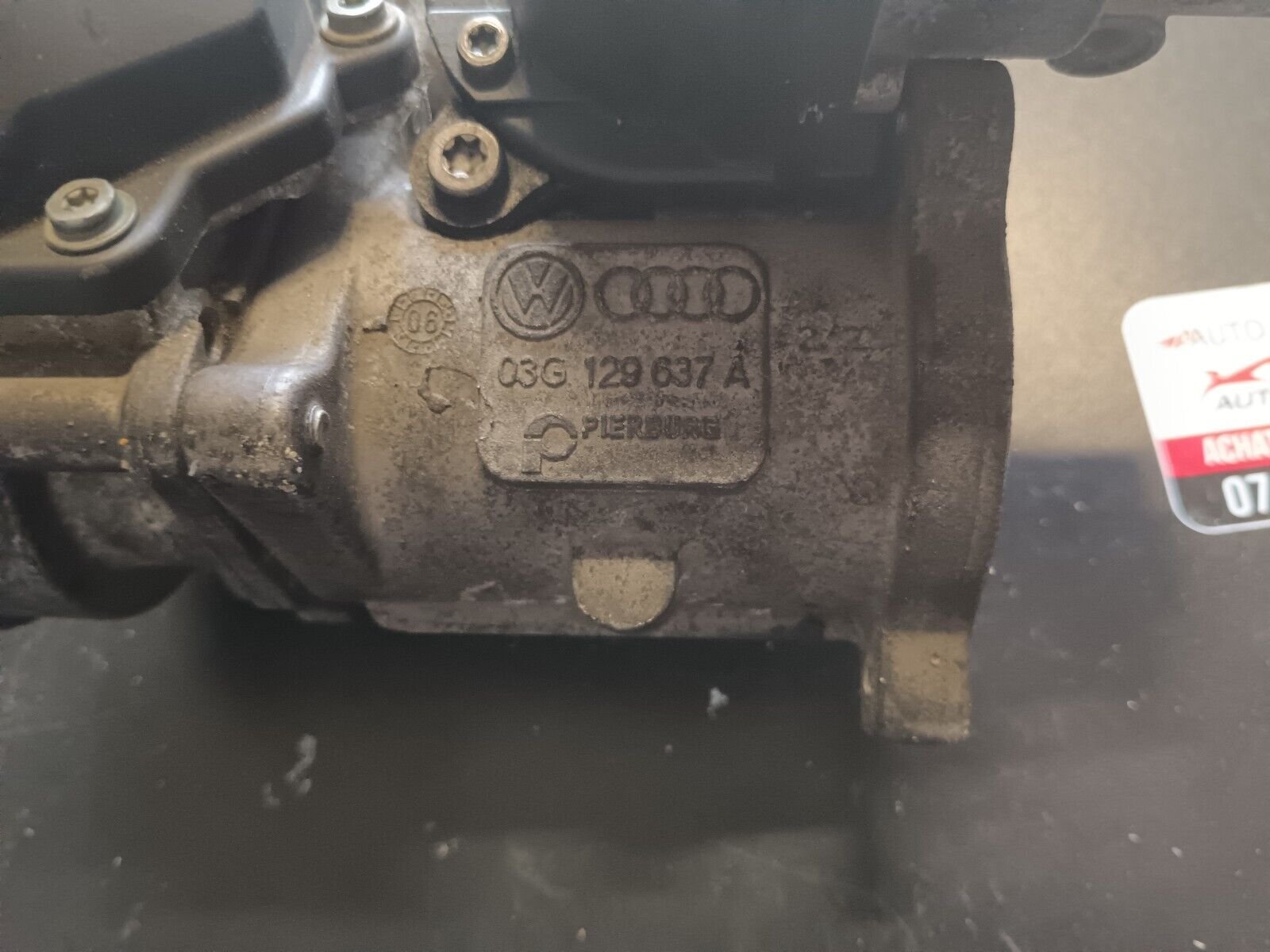 VANNE EGR VOLKSWAGEN 1.9 TDI 105CH REFERENCE: 03G129637A