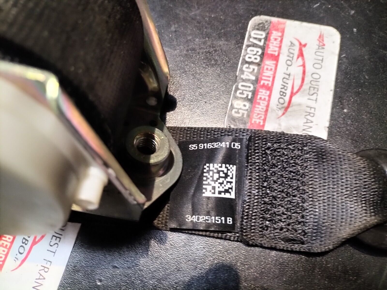 CEINTURE DE SECURITE ARRIERE CENTRALE  BMW F10 916324105