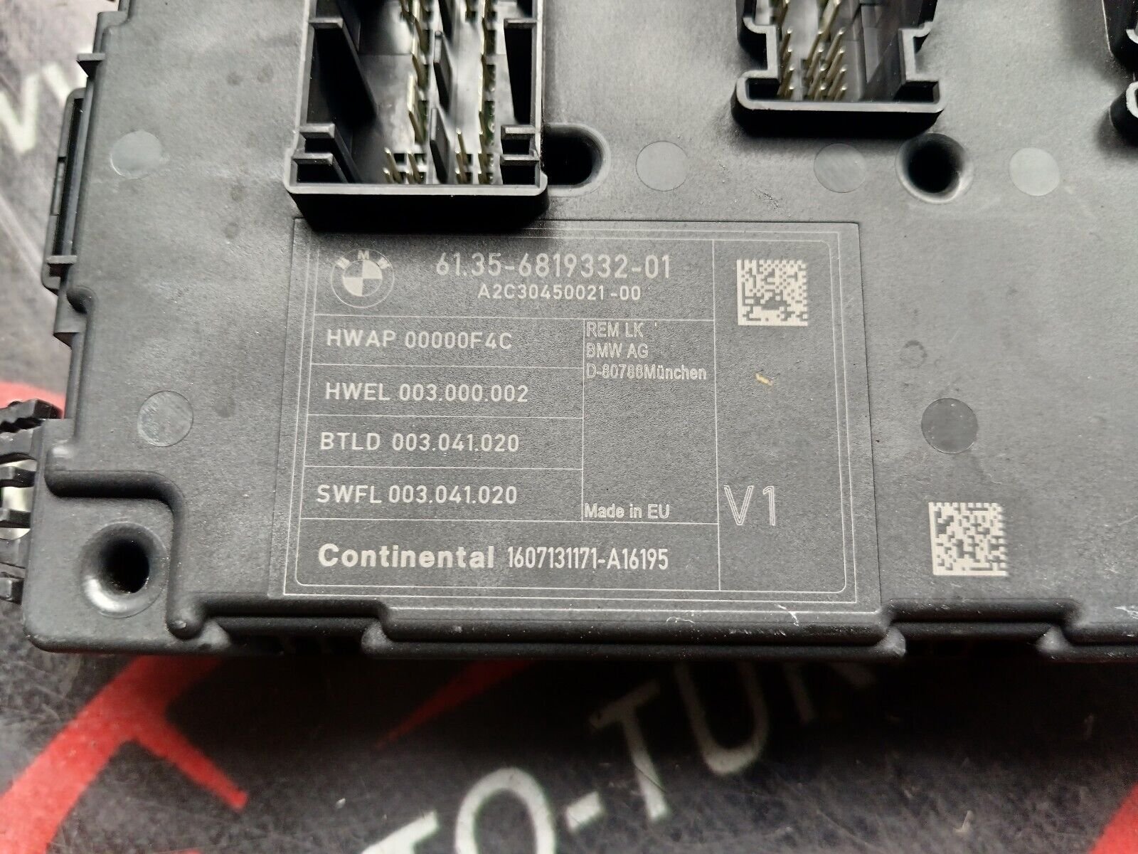 MODULE DE CONTROLE BMW 328i GT F34 REFERENCE: 6819332