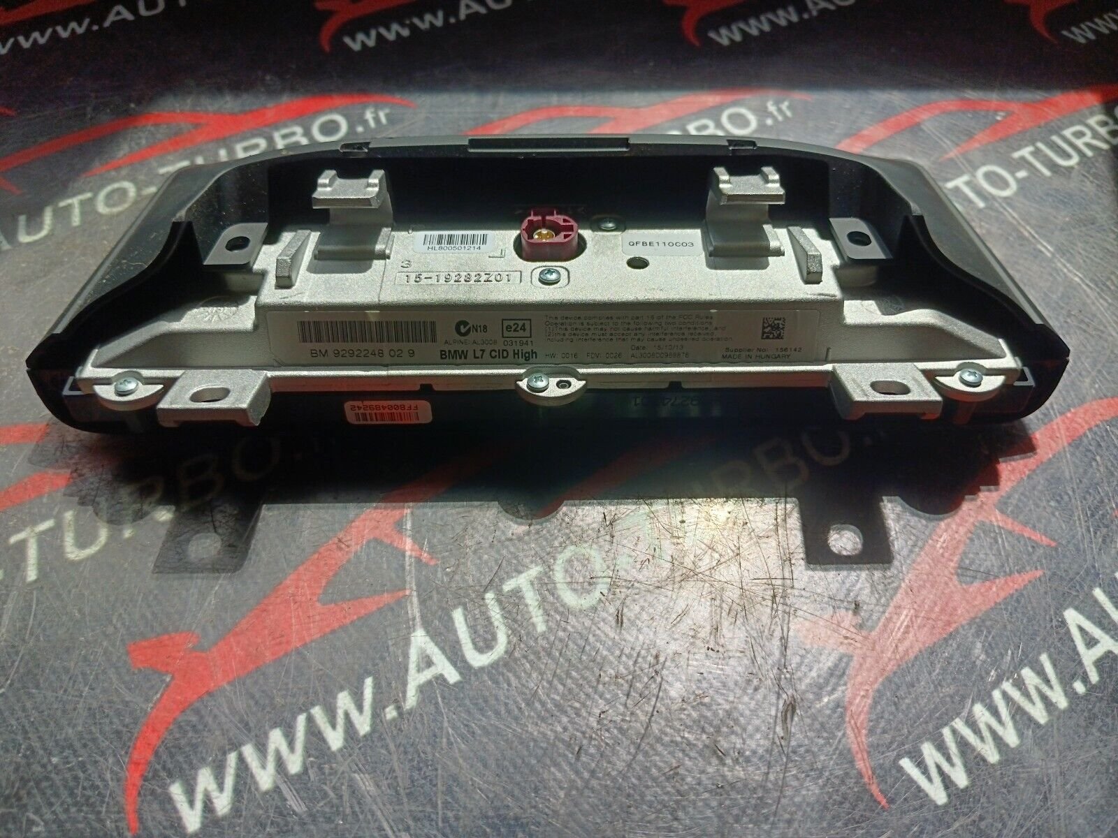 ECRAN D'INFORMATION CENTRAL BMW 328i GT F34 REFERENCE: 9292248