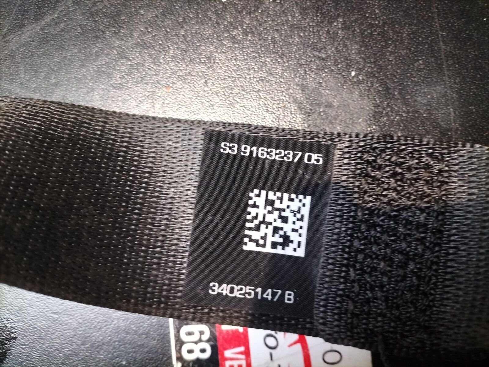 CEINTURE DE SECURITE ARRIERE DROITE  BMW F10 916323705