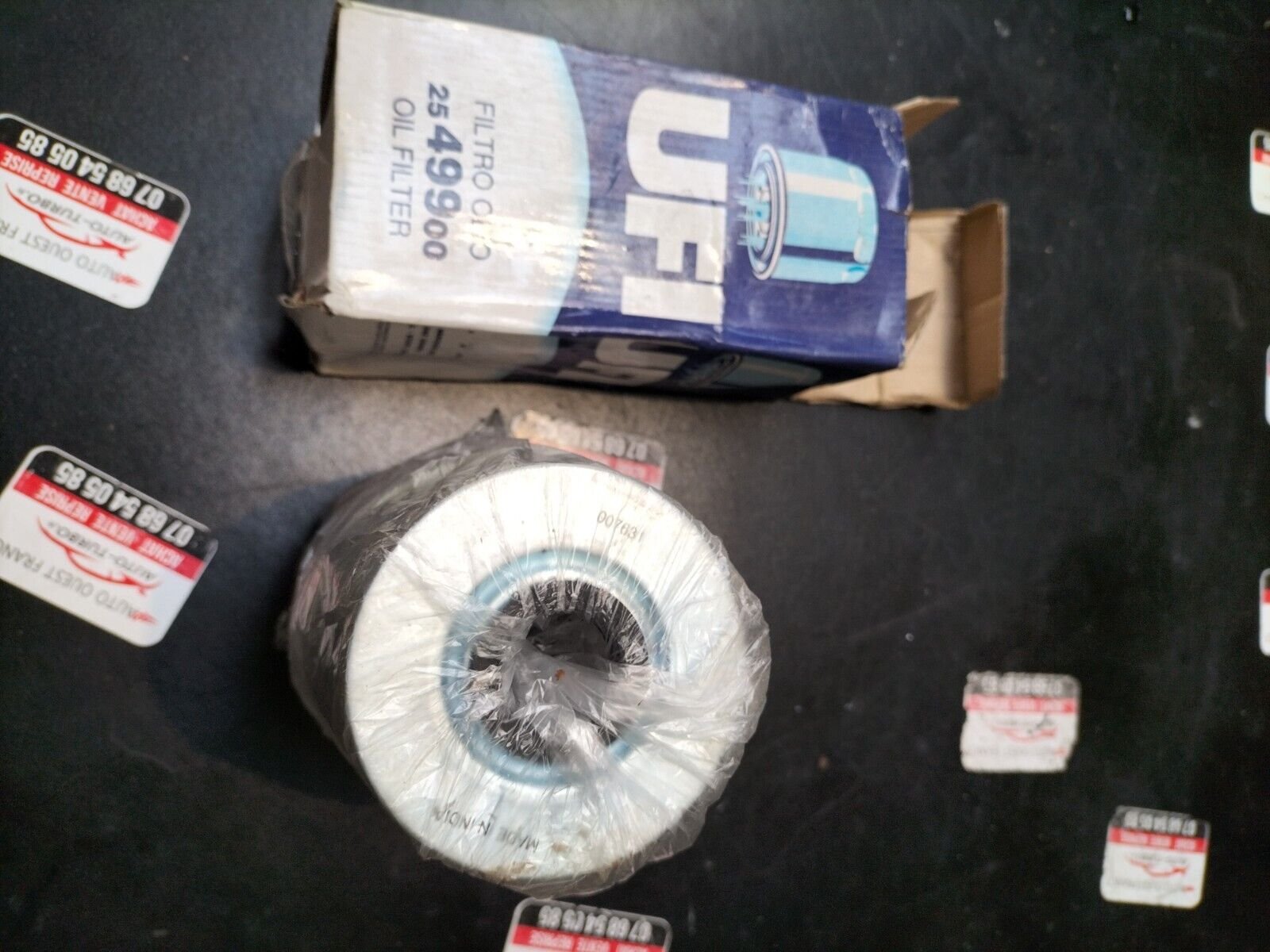 FILTRE A HUIL MERCEDES BENZ W123 UFI 2549900 , 9975223