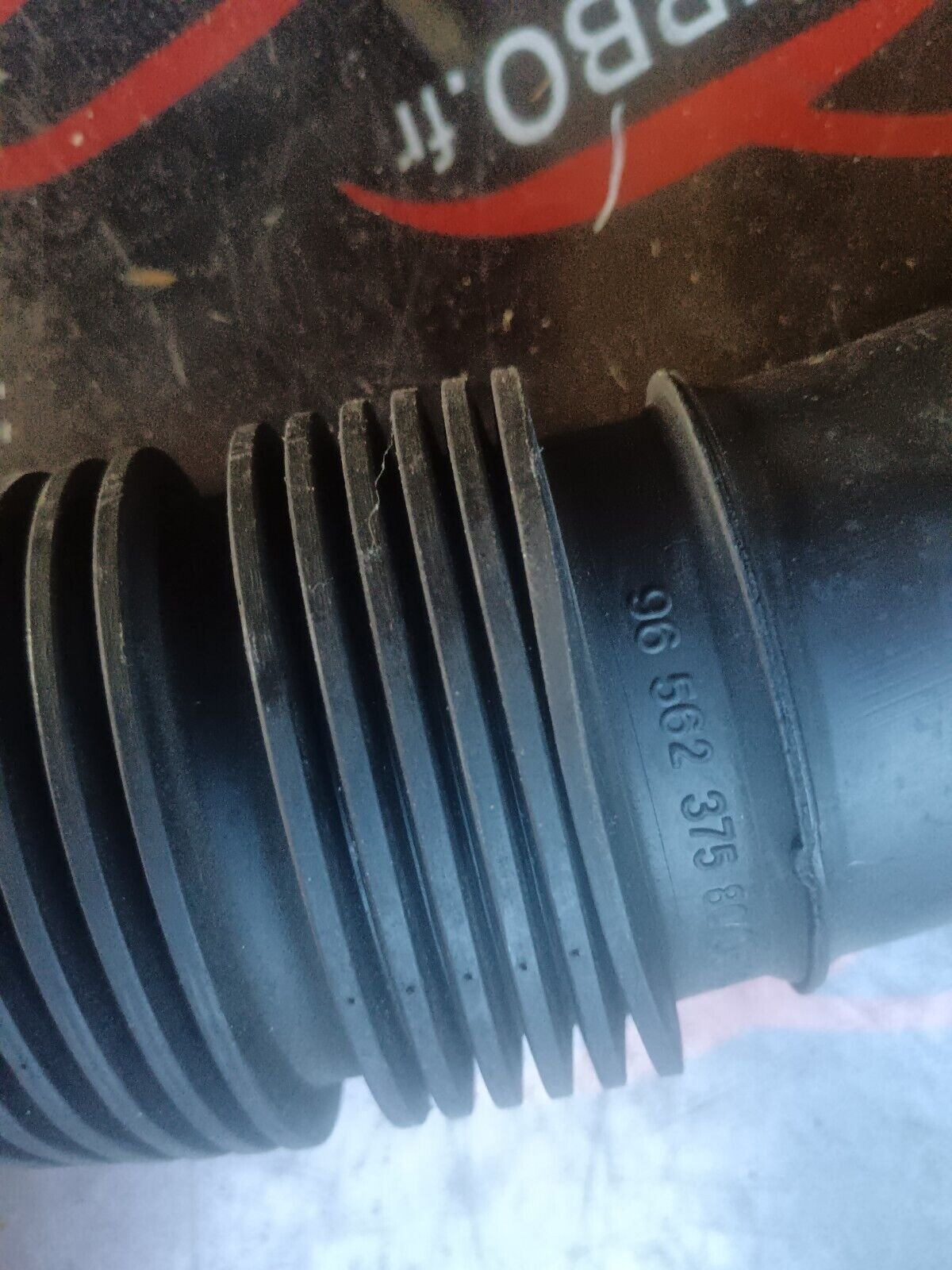 DURIT TUBE CITROEN C4 1.6VTI REFERENCE: 9656237580