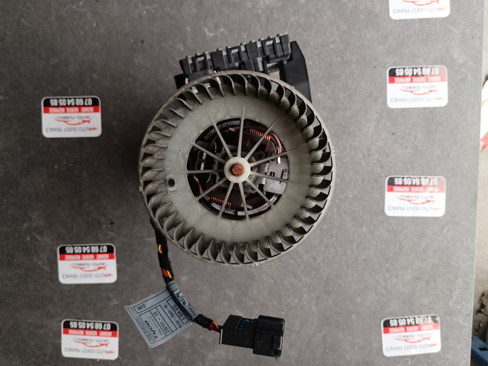 MOTEUR VENTILATEUR CHAUFFAGE BMW 525D E60, E63 REFERENCE: 67326988425