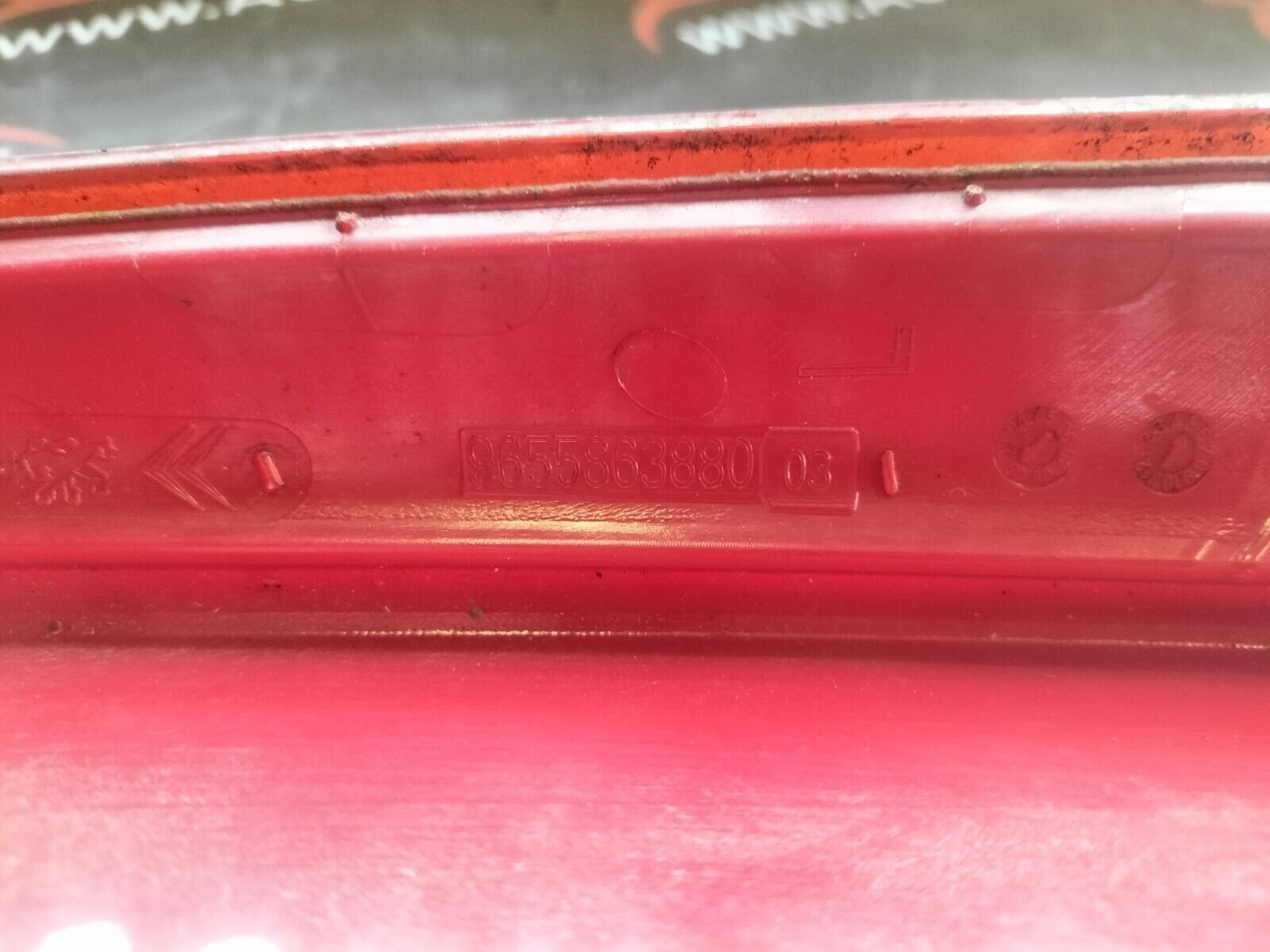 FEU REFLECTEUR ARRIERE GAUCHE  CITROEN C4 PHASE 1 9655863880