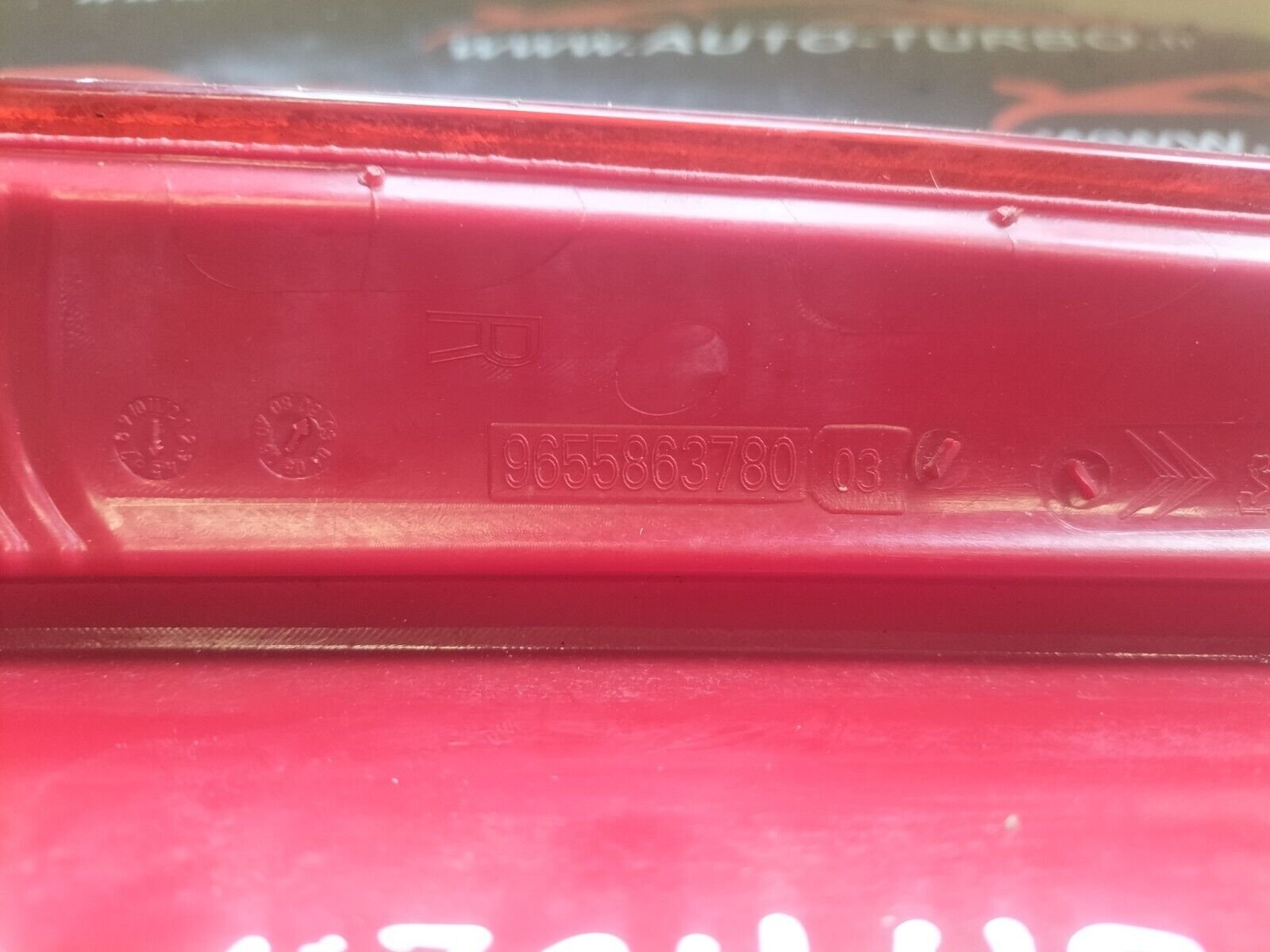 FEU REFLECTEUR ARRIERE DROITE  CITROEN C4 PHASE 1 9655863780