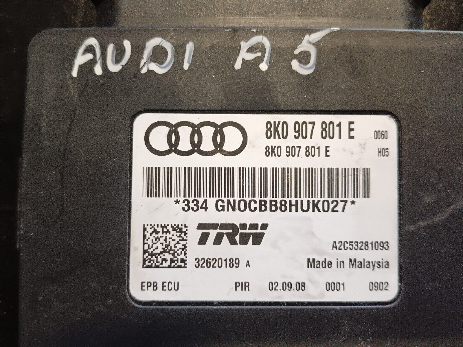 MODULE ELECTRONIQUE FREIN AUDI A5 REFERENCE: 8K0907801