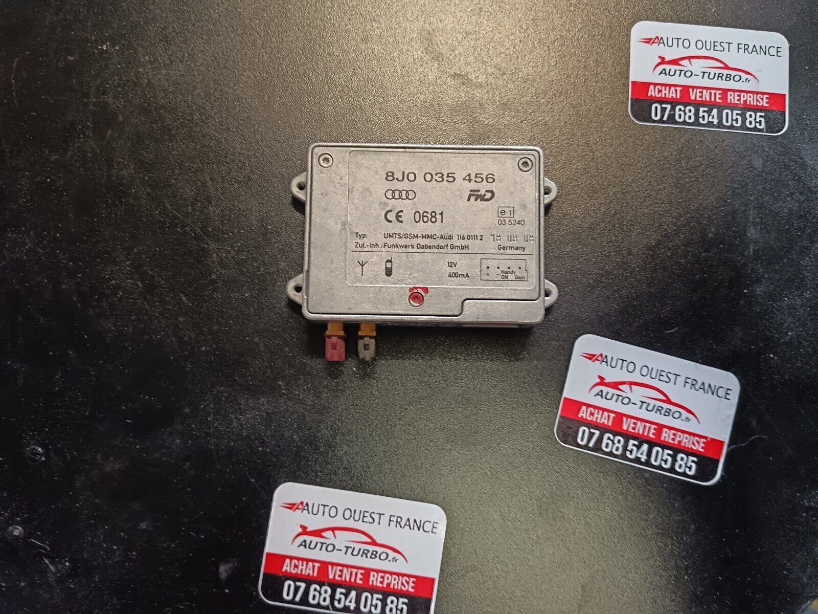 AMPLIFICATEUR ANTENNE AUDI A5, A4, A3 REFERENCE: 8J0035456