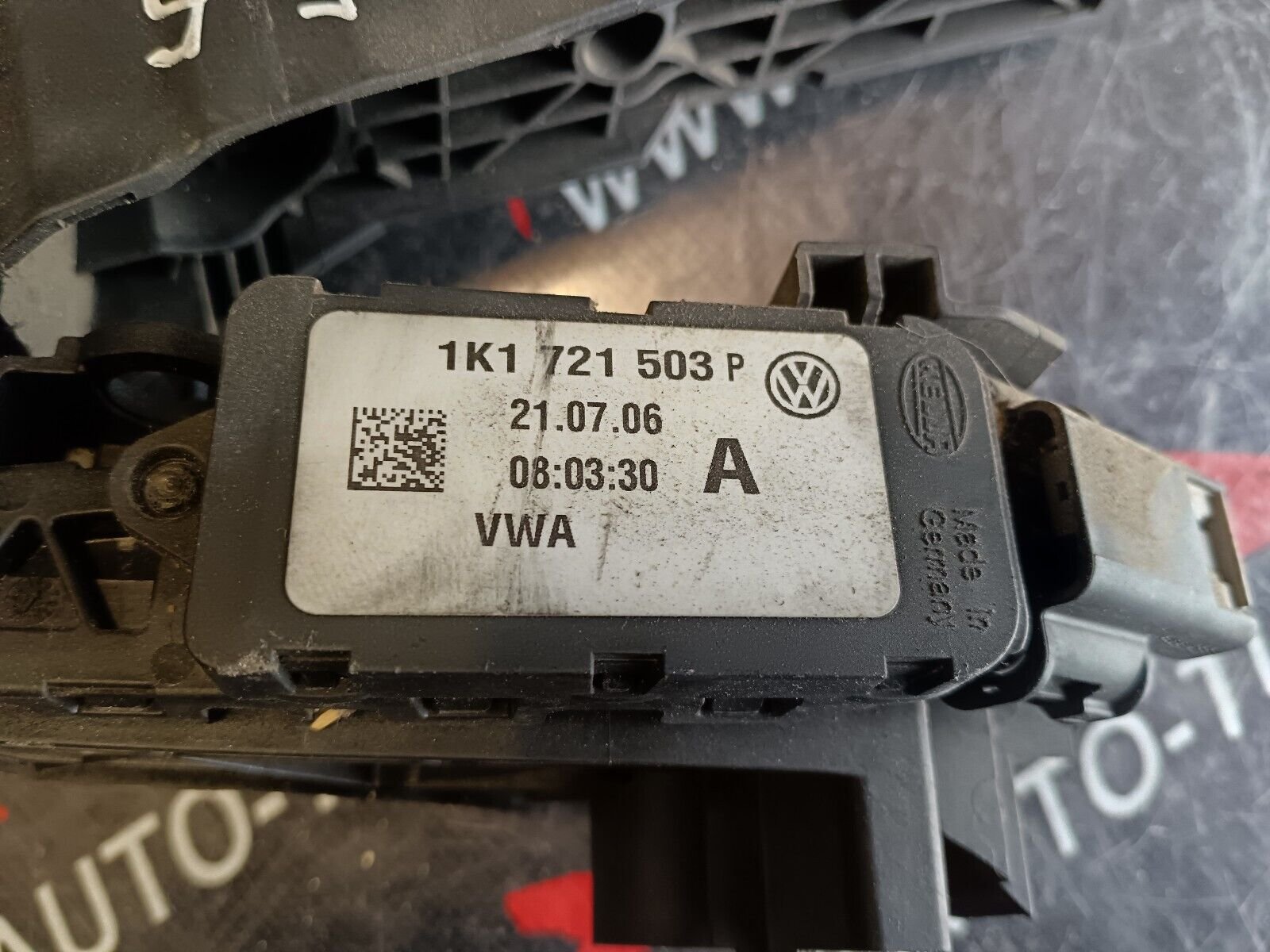 PEDALE ACCELERATEUR VOLKSWAGEN GOLF V REFERENCE: 1K1721503