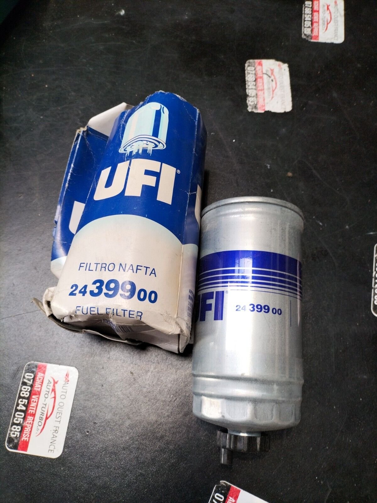 FILTRE A CARBURANT BMW SERIE 5 UFI 2439900, 13322245006, 13322246135