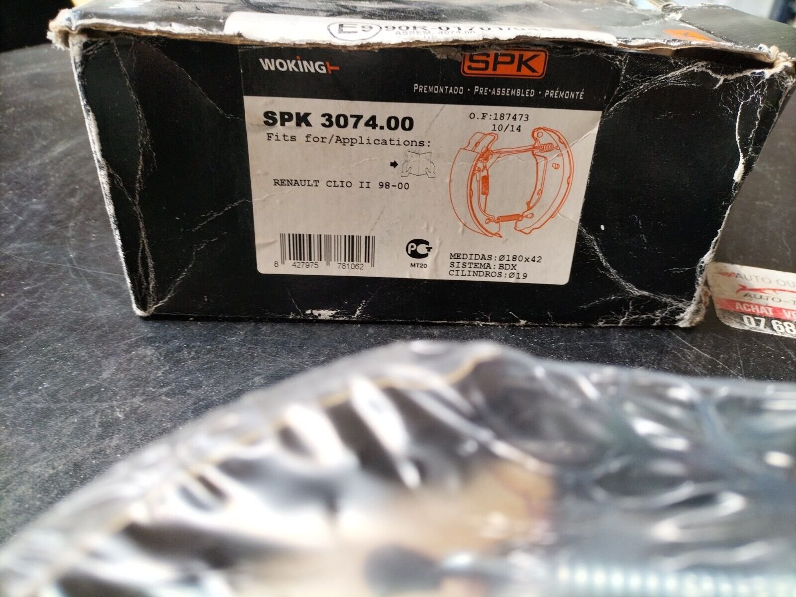 MACHOIRS  DE FREINS RENAULT CLIO II SPK3074.00