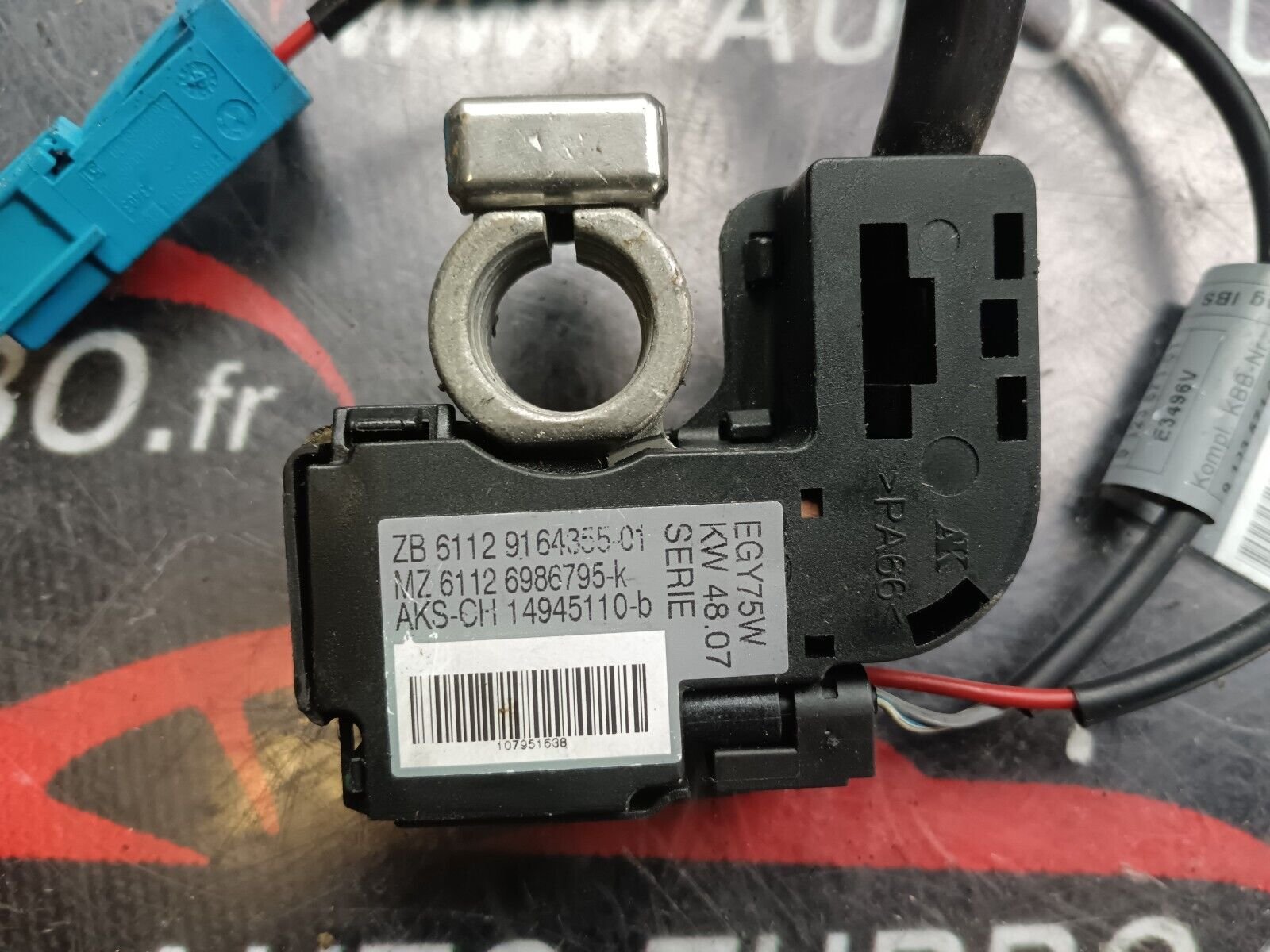 CABLE MINUS/MASSE BATTERIE  BMW 120 D 320 D E87/E90 2L DIESEL 9123570