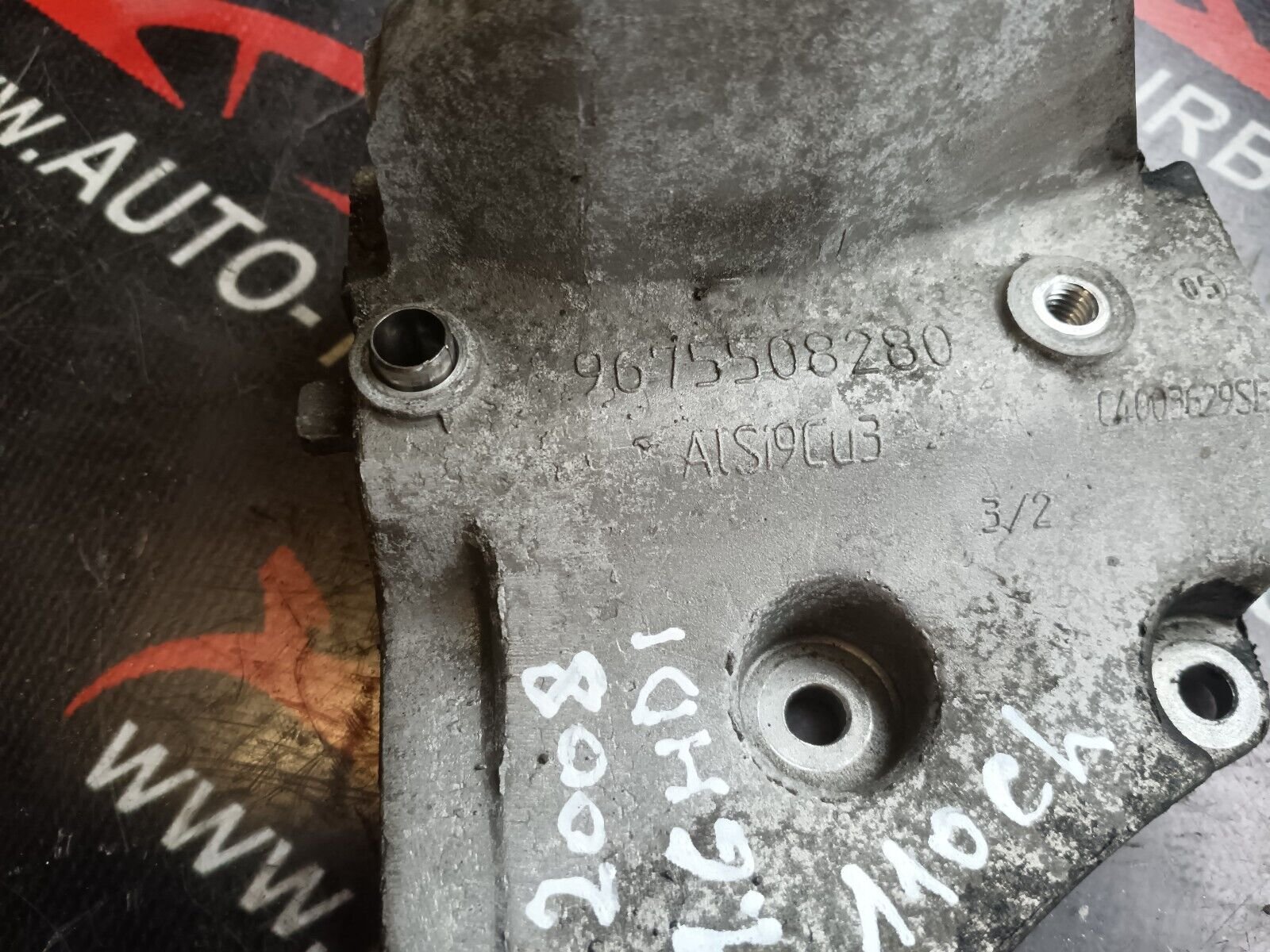 SUPPORT ALTERNATEUR PEUGEOT 2008 1.6HDI 110CH REFERENCE: 9675508280