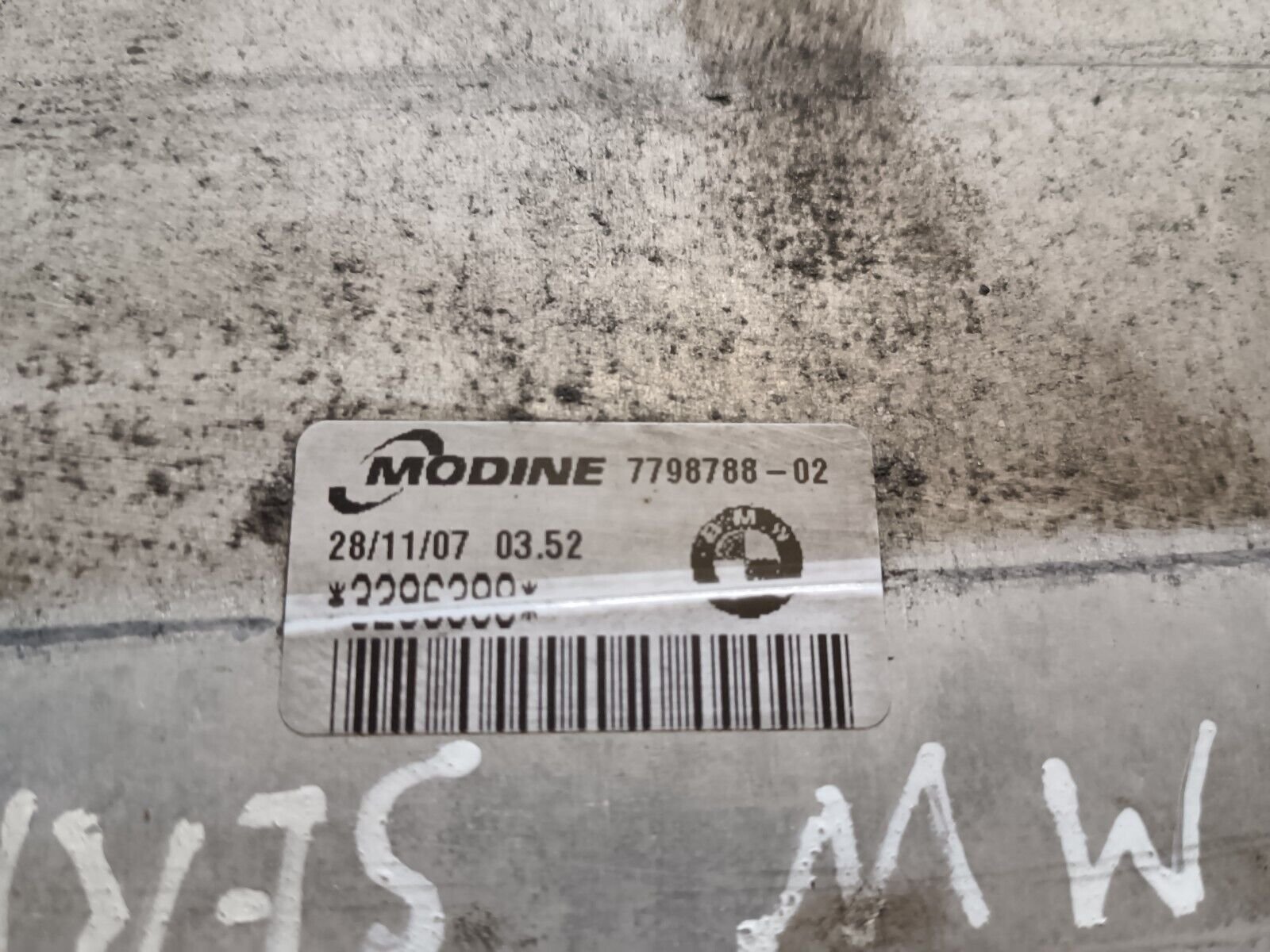 INTERCOOLER BMW SERI 1 2L DIESEL REFERENCE: 3296388