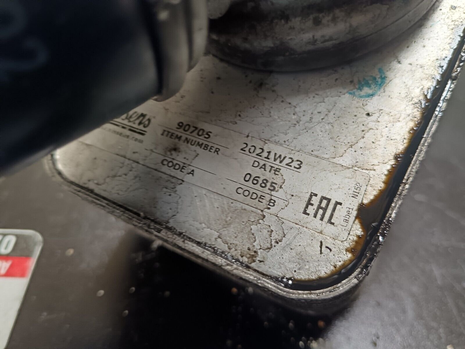 REFROIDISSEUR FILTRE A HUILE RENAULT MEGANE 1.9DCI 130CH REFERENCE: 90705