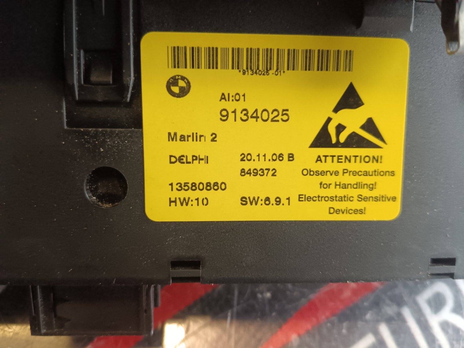 CONSOLE CENTRALE DTC BMW 525 E60 REFERENCE: 9134025