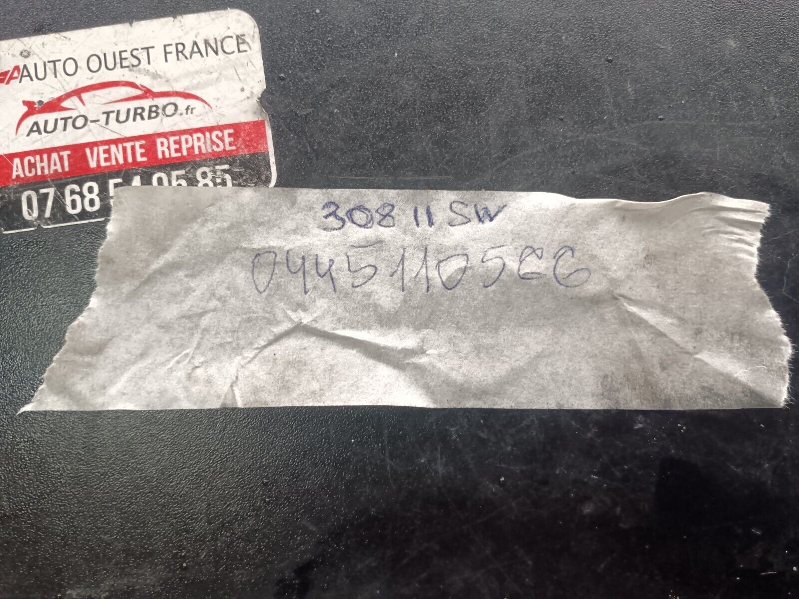 INJECTEUR PSA 1.6HDI 308II SW REFERENCE: 0445110566