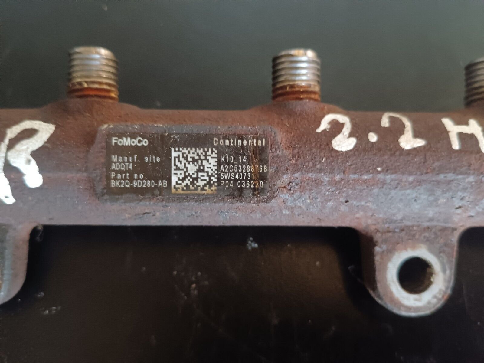 RAMPE INJECTION BOXER, JUMPER, TRANSIT 2.2HDI REFERENCE: BK2Q9D280AB