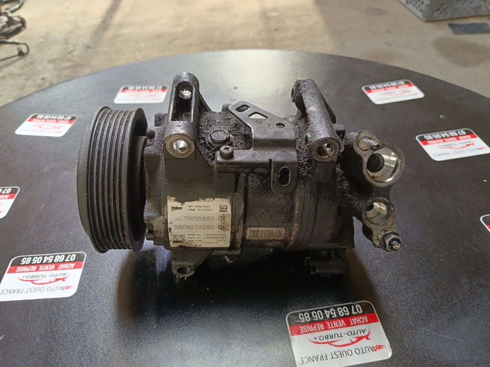 COMPRESSEUR DE CLIMATISATION PEUGEOT 308II SW, OPEL REFERENCE: 967565588001