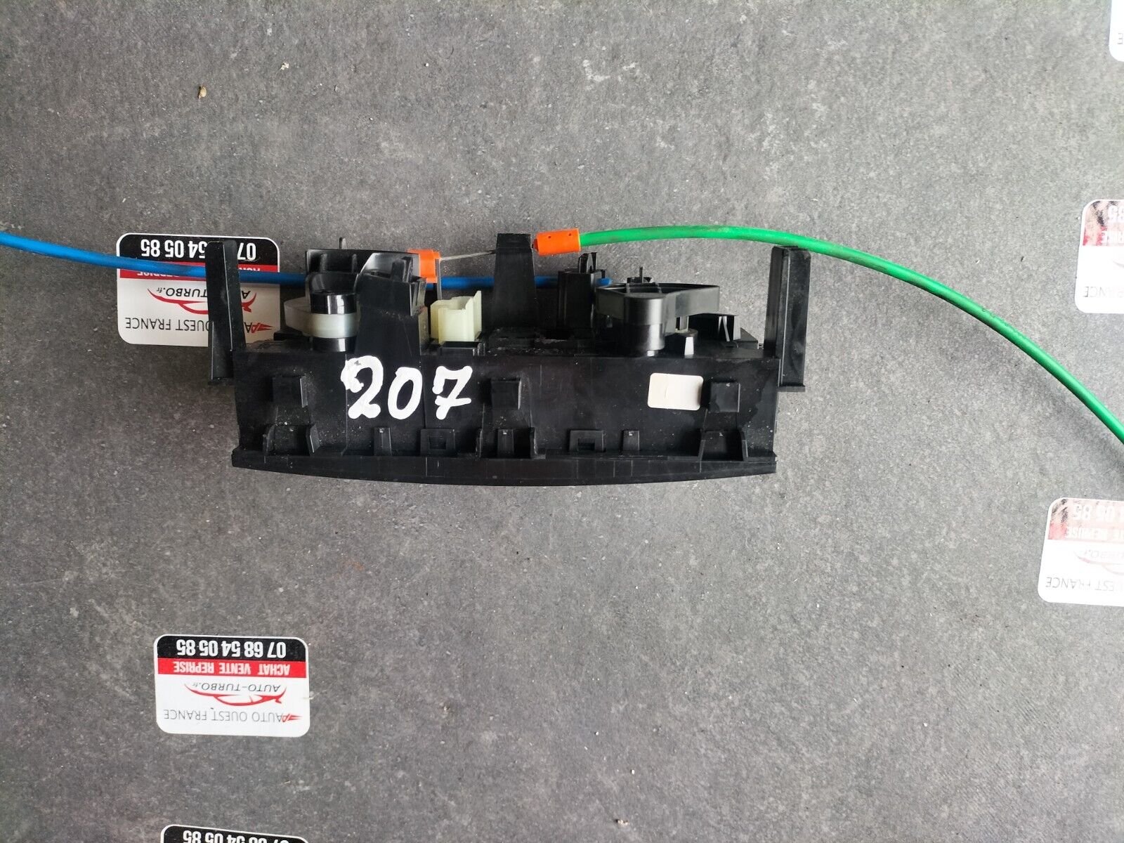 UNITE COMMANDE CLIM/CHAUFFAGE PEUGEOT 207 69910004