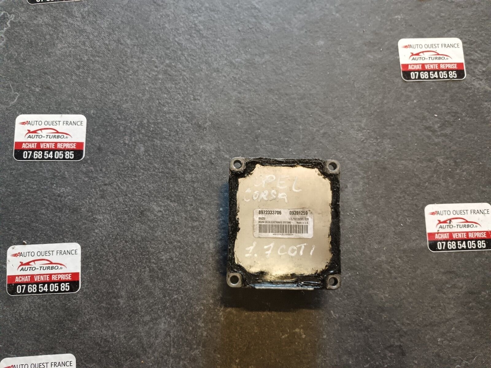 CALCULATEUR MOTEUR ECU OPEL CORSA 1.7CDTI REFERENCE: 8972333706