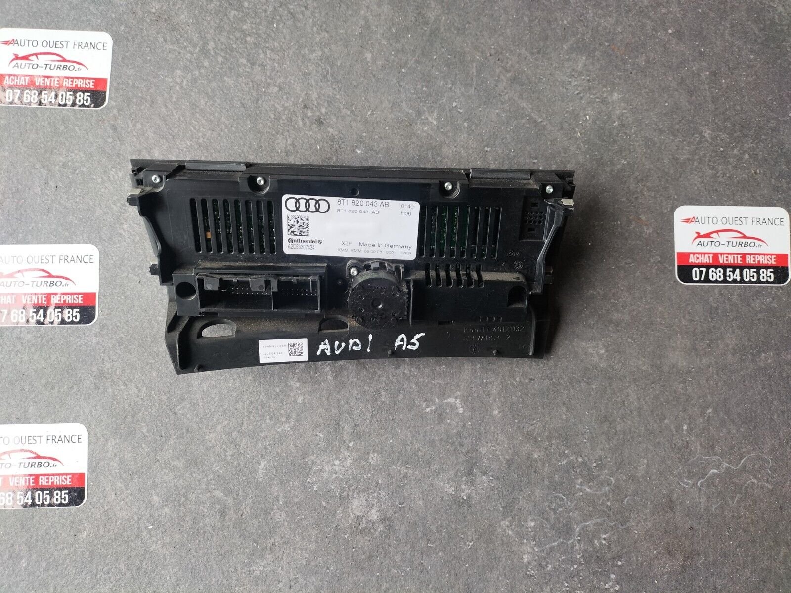 UNITE COMMANDE CLIM/CHAUFFAGE AUDI A5 COUPE 2009 8T1820043AB