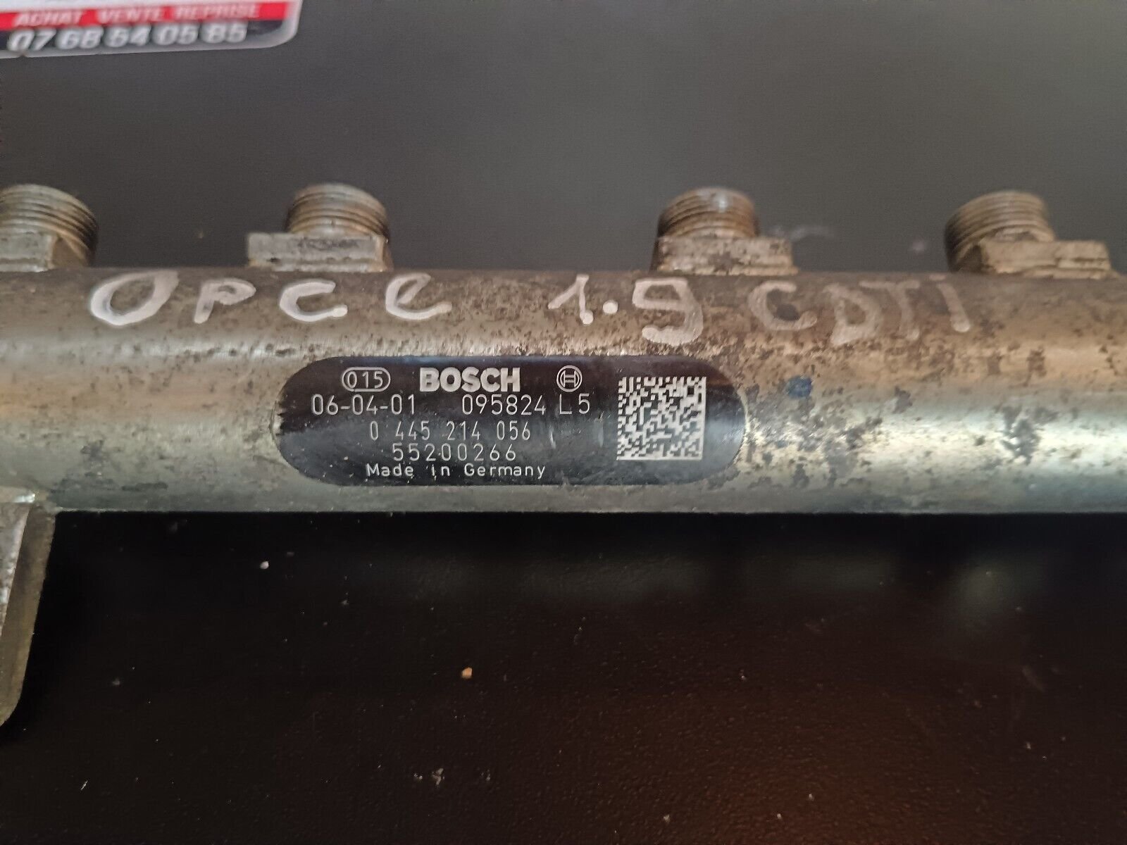 RAMPE INJECTION OPEL 1.9CDTI REFERENCE: 55200266