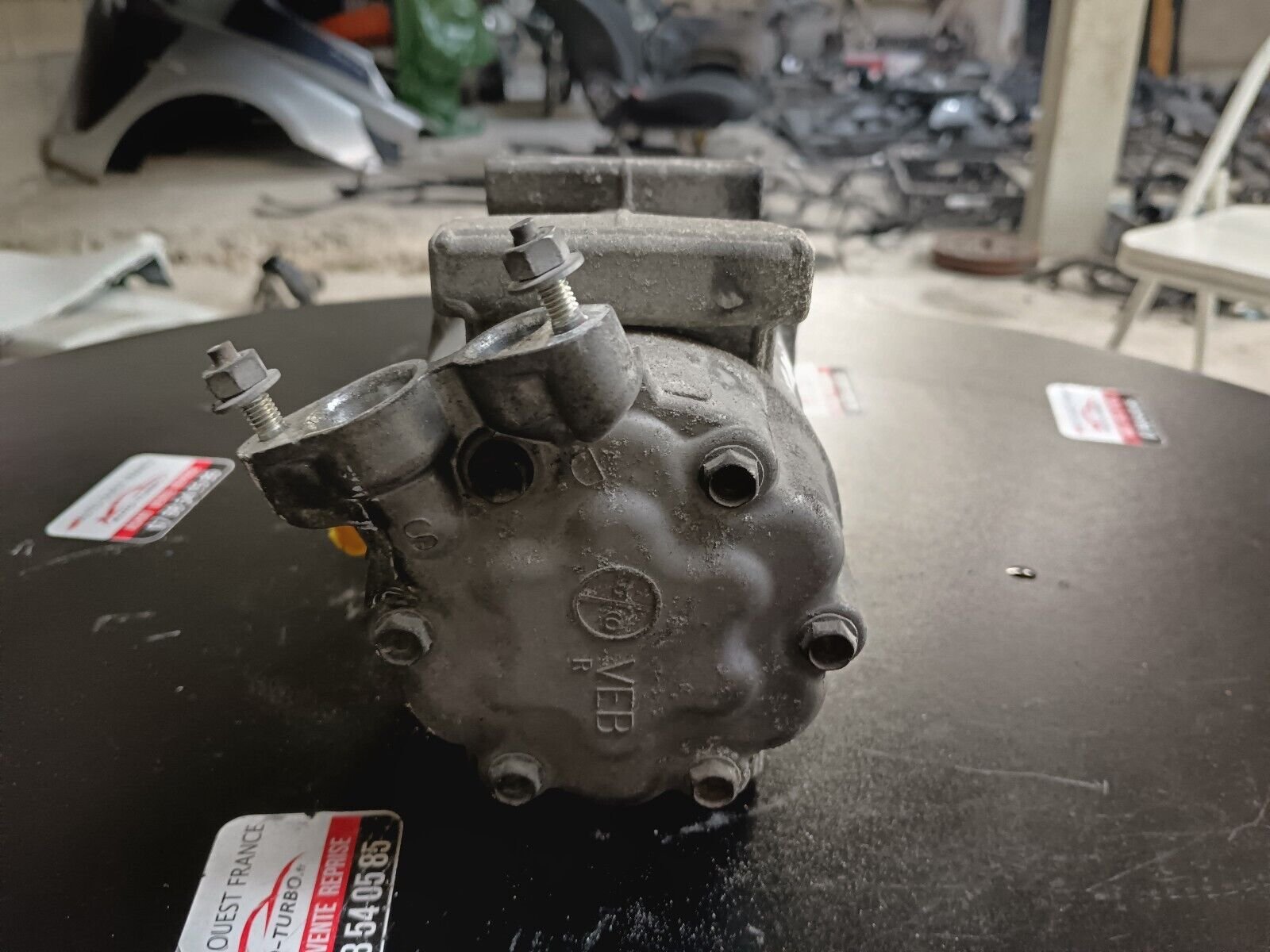 COMPRESSEUR CLIM PEUGEOT 307cc 2.0L 16V ESSENCE REFERENCE: SD6V12