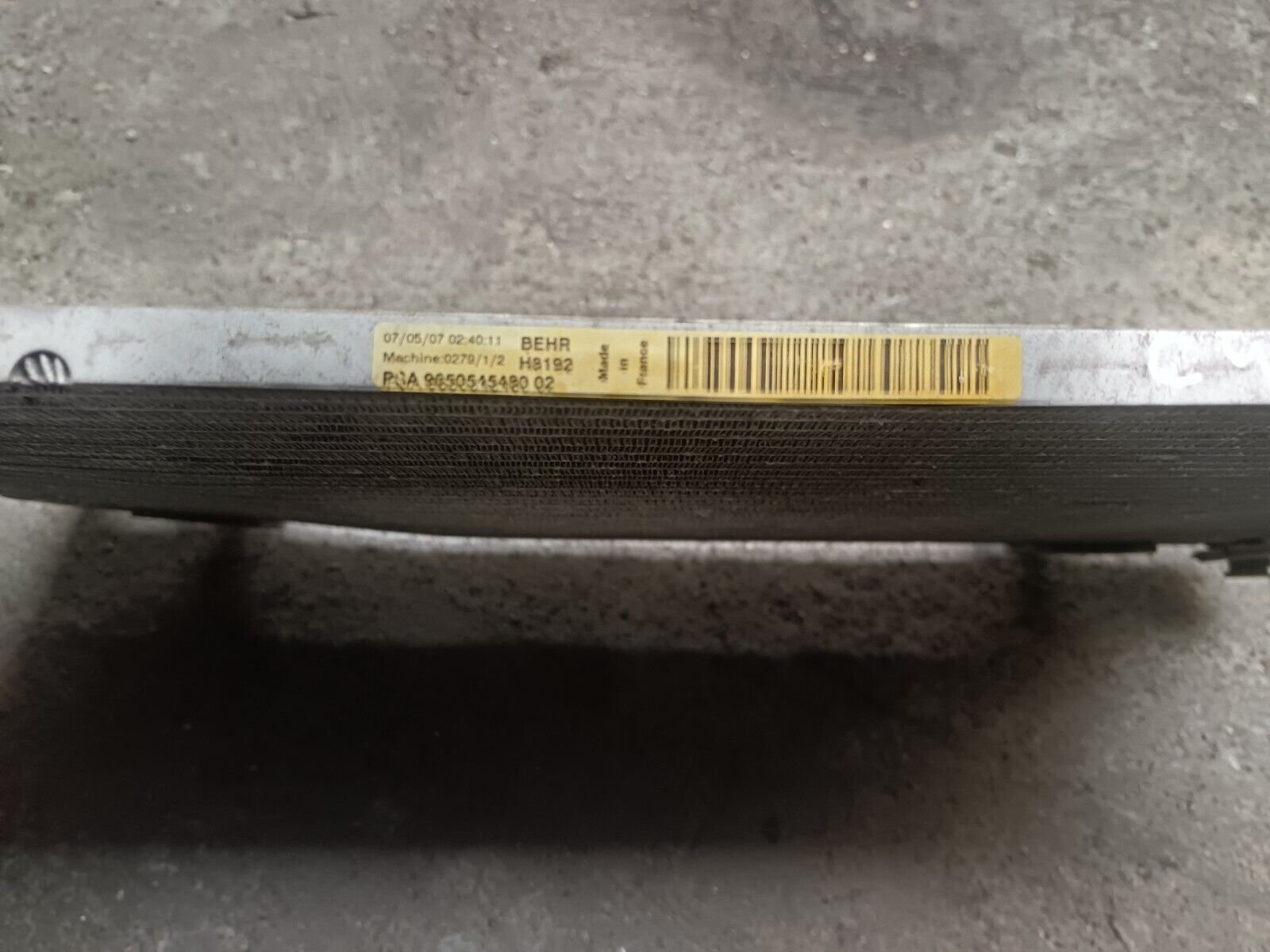 RADIATEUR CLIMATISATION CITROEN C 4 PICASSO  REFERENCE: 965991