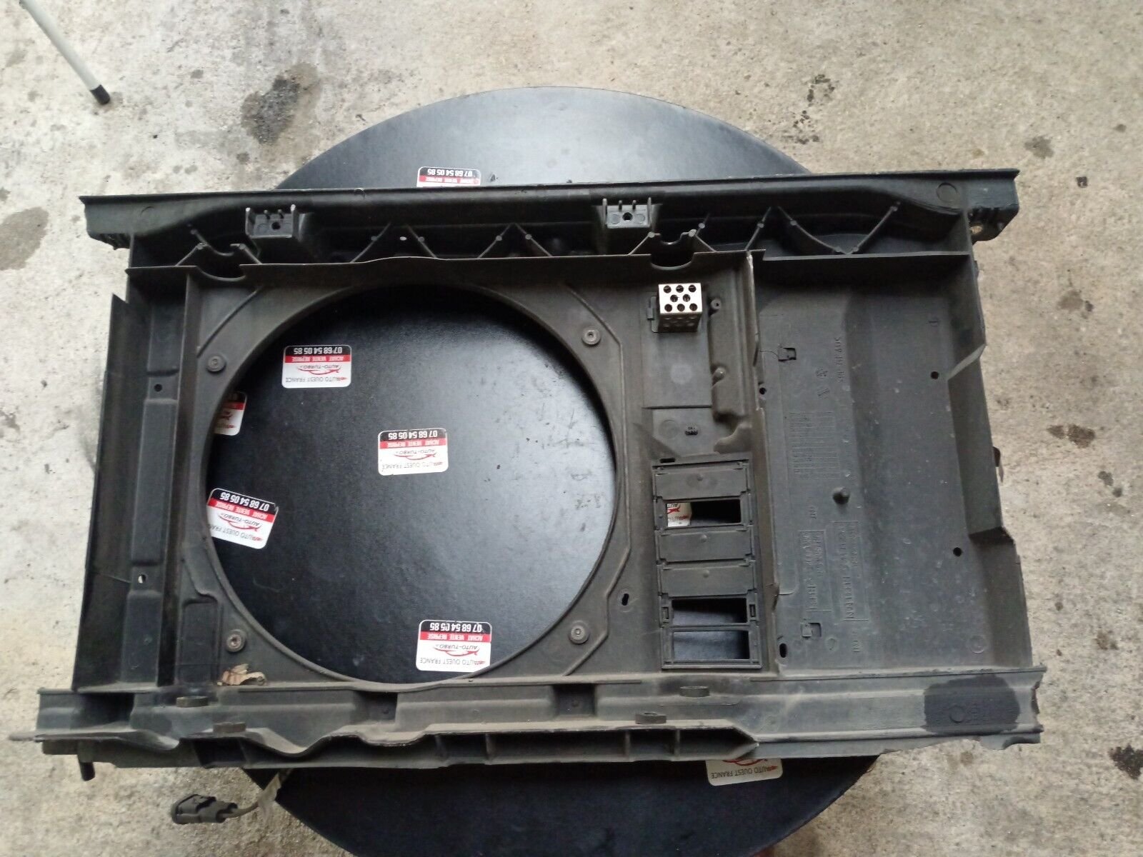 SUPPORT VENTILATEUR  PEUGEOT 307cc 2.0L ESSENCE REFERENCE: 9634009380