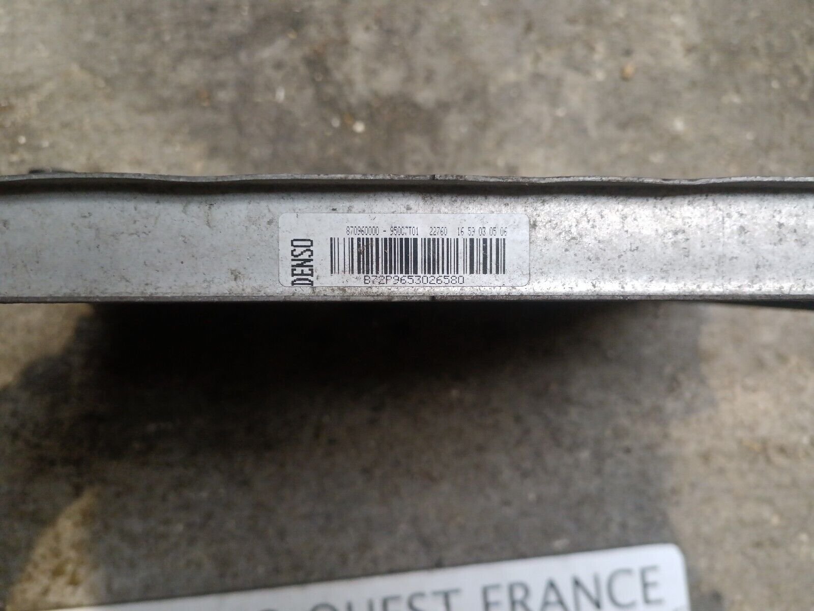 RADIATEUR EAU CITROEN C3 REFERENCE: 870960000