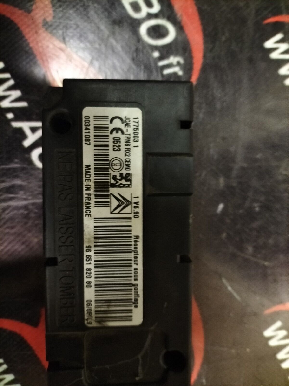 RECEPTEUR SOUS GONFLAGE  CITROEN C4/C4 PICASSO EXCLUSIVE 9665182080