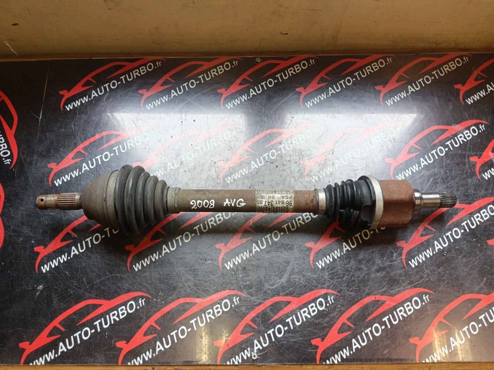 TRANSMISSION GAUCHE PEUGEOT 2008 1.6HDI 110CH REFERENCE: 9684134780