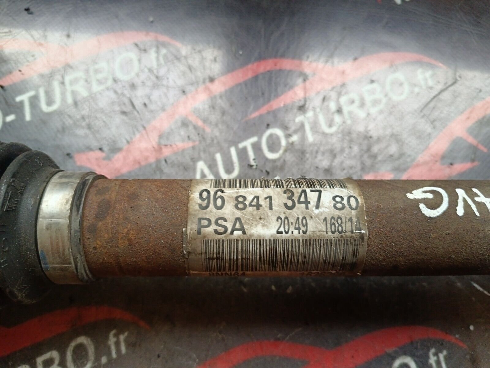 TRANSMISSION GAUCHE PEUGEOT 2008 1.6HDI 110CH REFERENCE: 9684134780