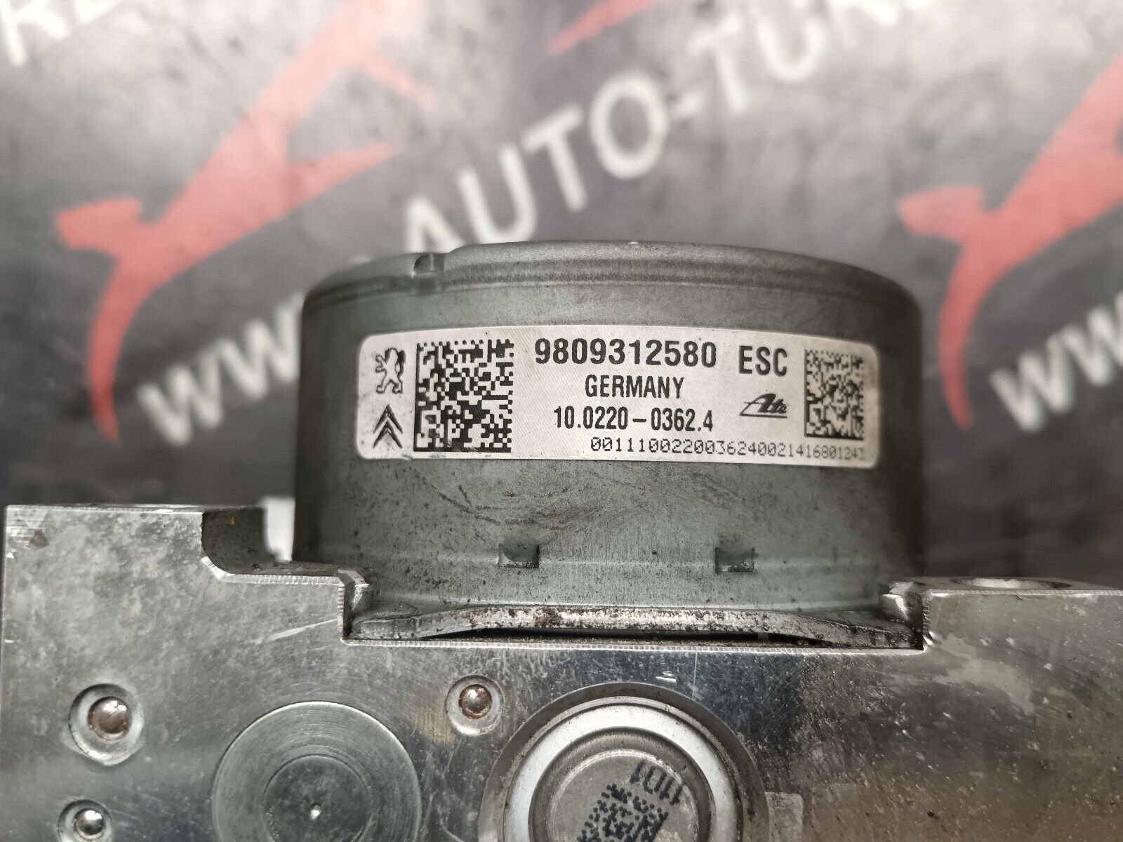 BLOC ABS PEUGEOT 2008 1.6HDI 110CH REFERENCE: 9809312580