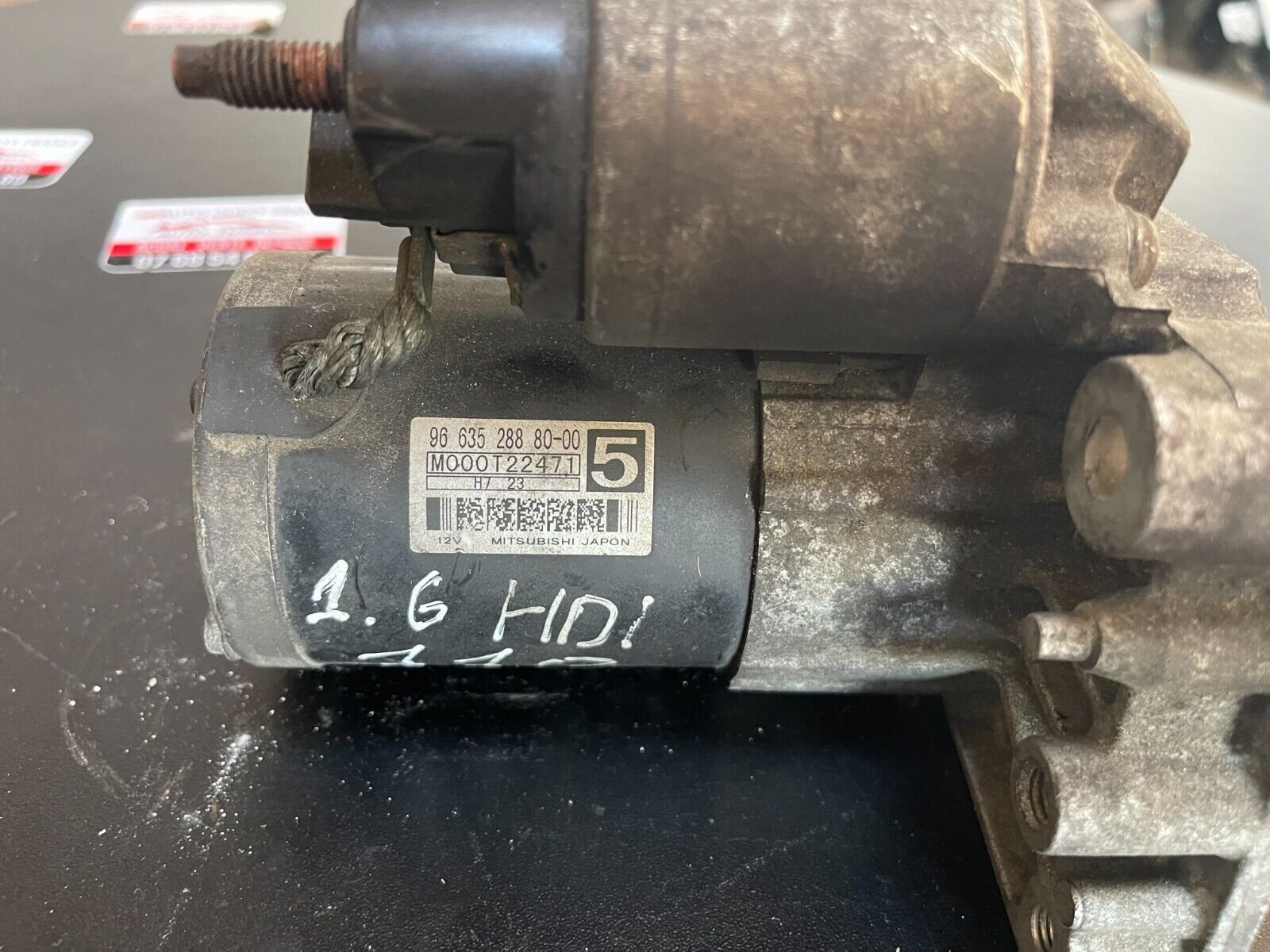 DEMARREUR PSA 1.6HDI 110CH  REFERENCE:966352888001