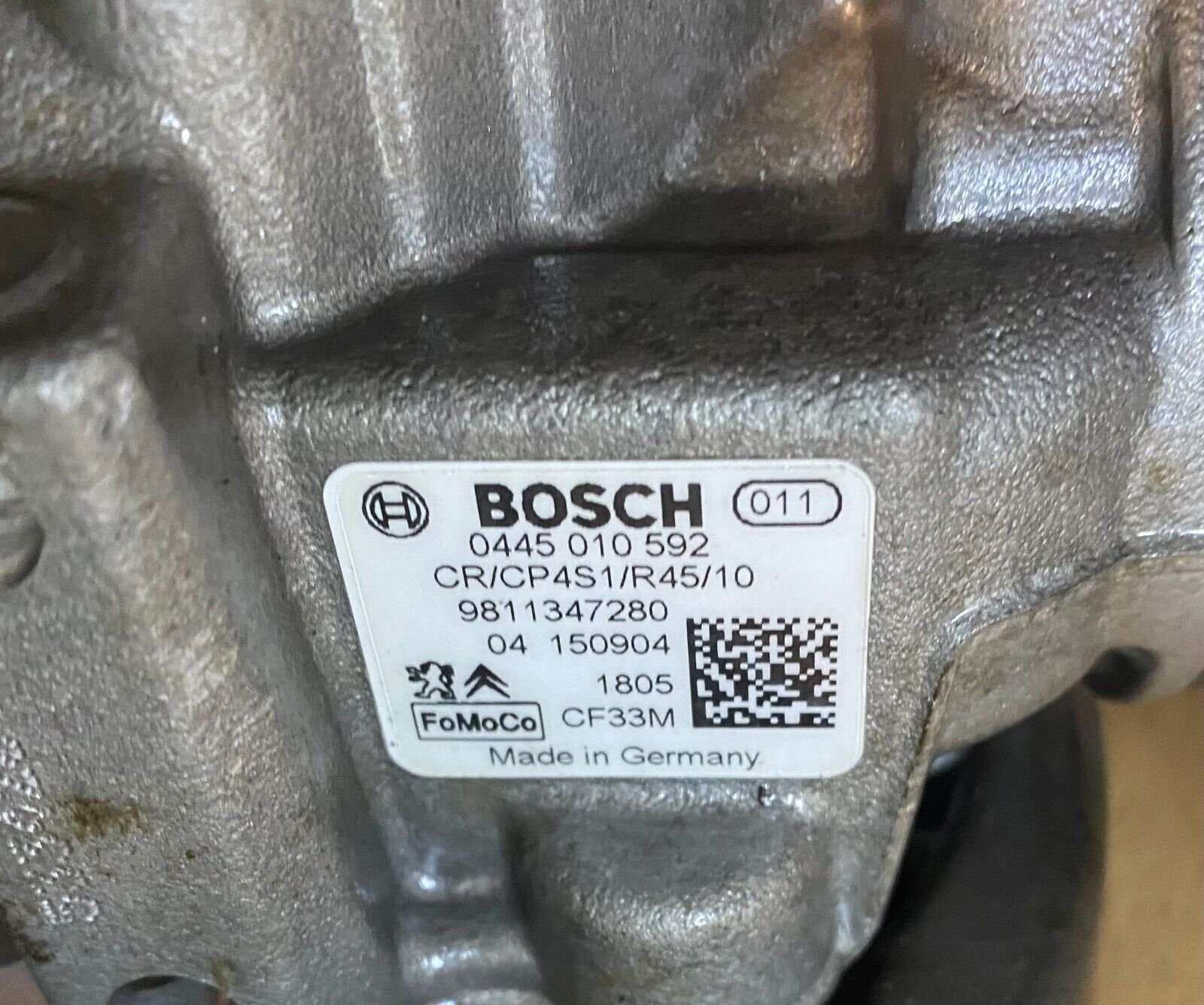 0445010592 9811347280 Pompe D’injection Bosch