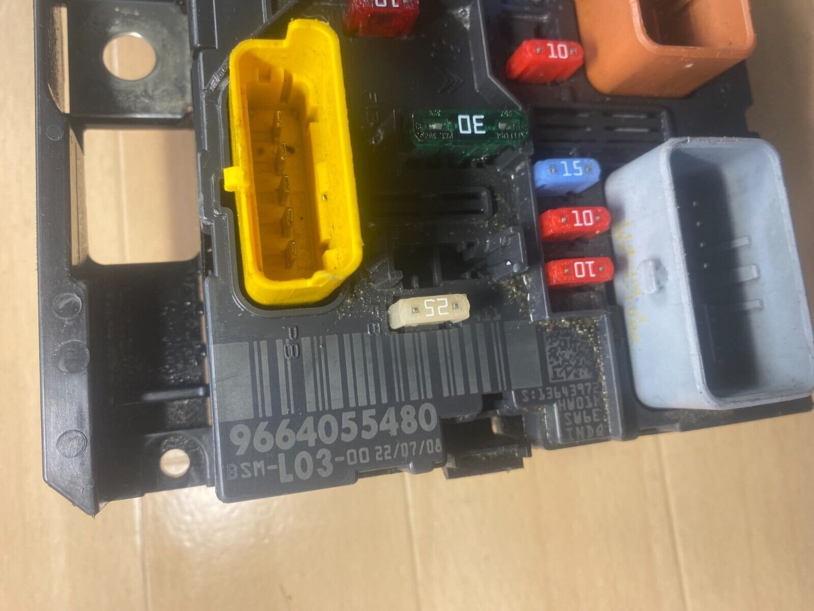 9664055480 Boitier Bsm PSA peugeot Fusible CONTINENTAL