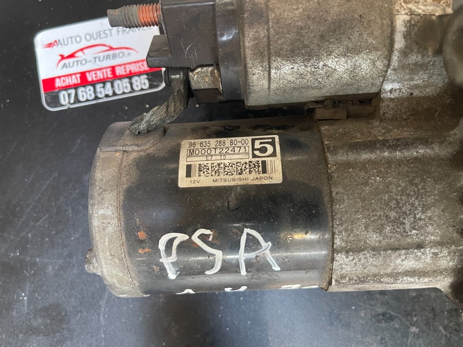 DEMARREUR PSA 1.4 70CH REFERENCE: 9663528880