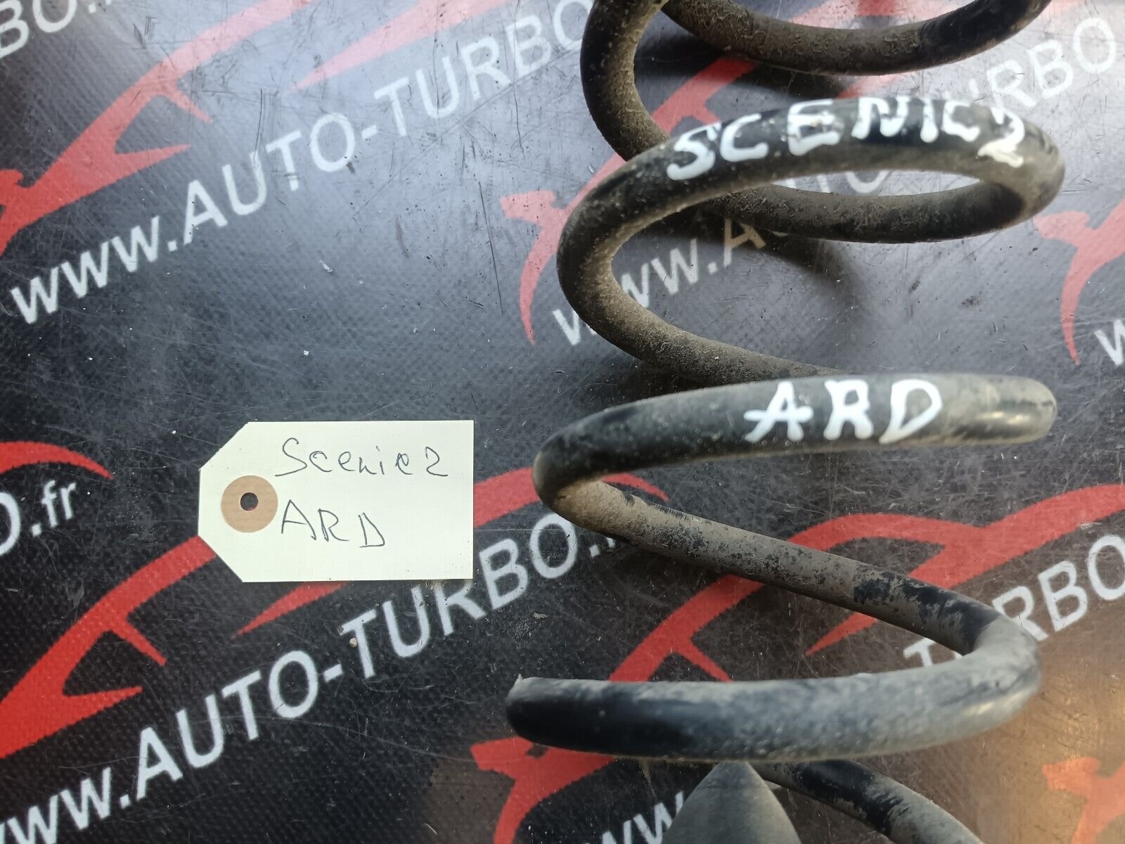 RESSORT AMORTISSEUR ARRIERE DROIT RENAULT SCENIC 2