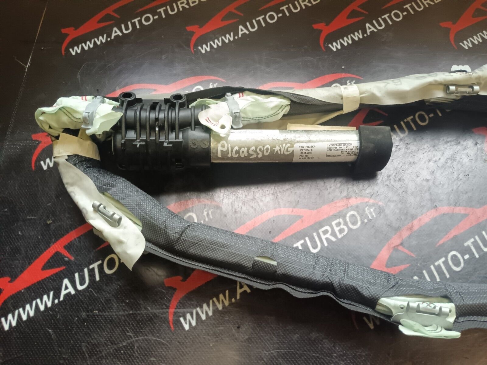 AIRBAG RIDEAU GAUCHE CITROEN C4 PICASSO REFERENCE: 9654115280